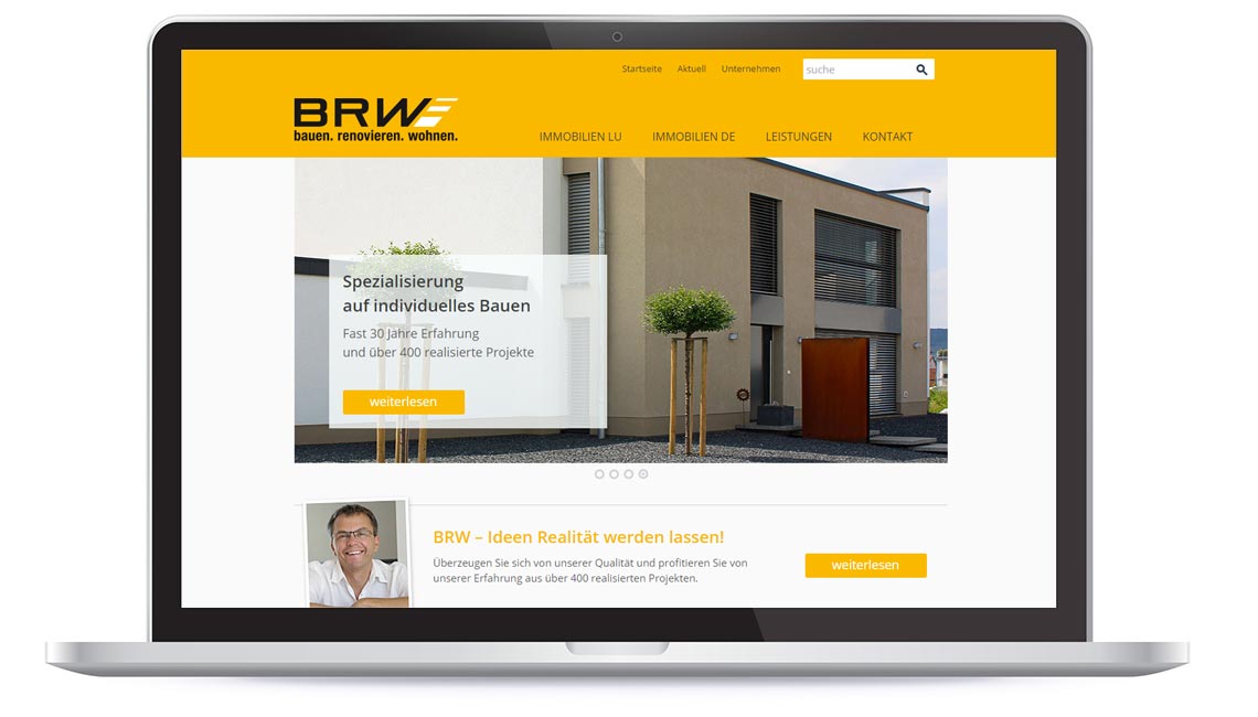 BRW - Luxemburg - bauen renovieren wohnen - Spezialisten für individuelles Bauen